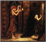 Evelyn De Morgan Hope in a Prison of Despair, oil painting reproduction